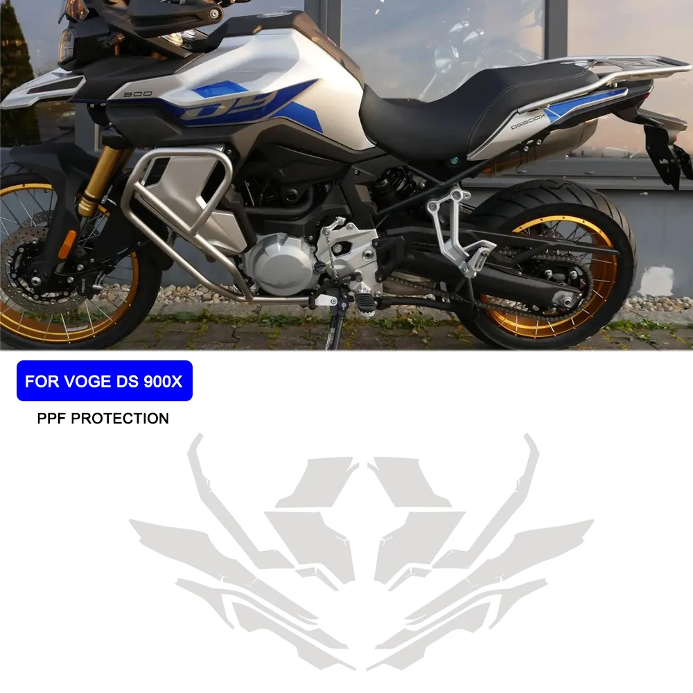 For VOGE DS 900X DS900X DSX900 Motorcycle TPU Film Protector Complete PPF Paint Protection Invisible Set Body Protection Film