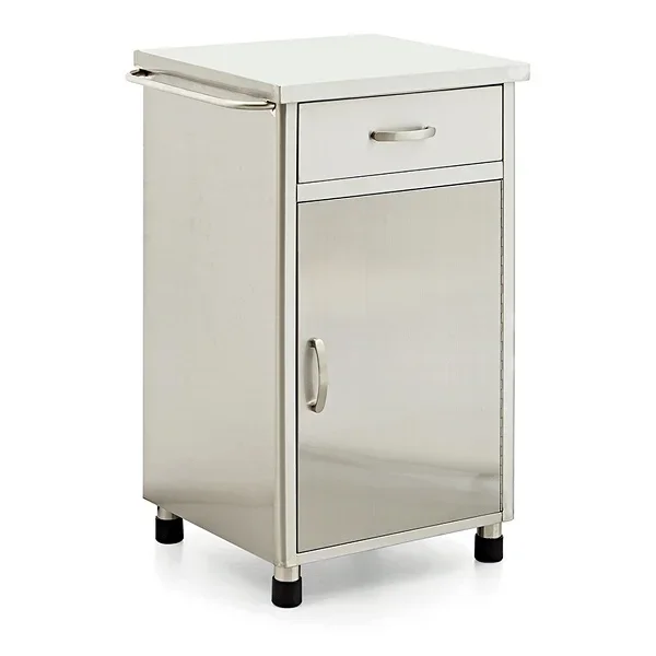 Medical Furniture Supply Steel Bedside Table Hospitals Metal Hospital Bedside Cabinet