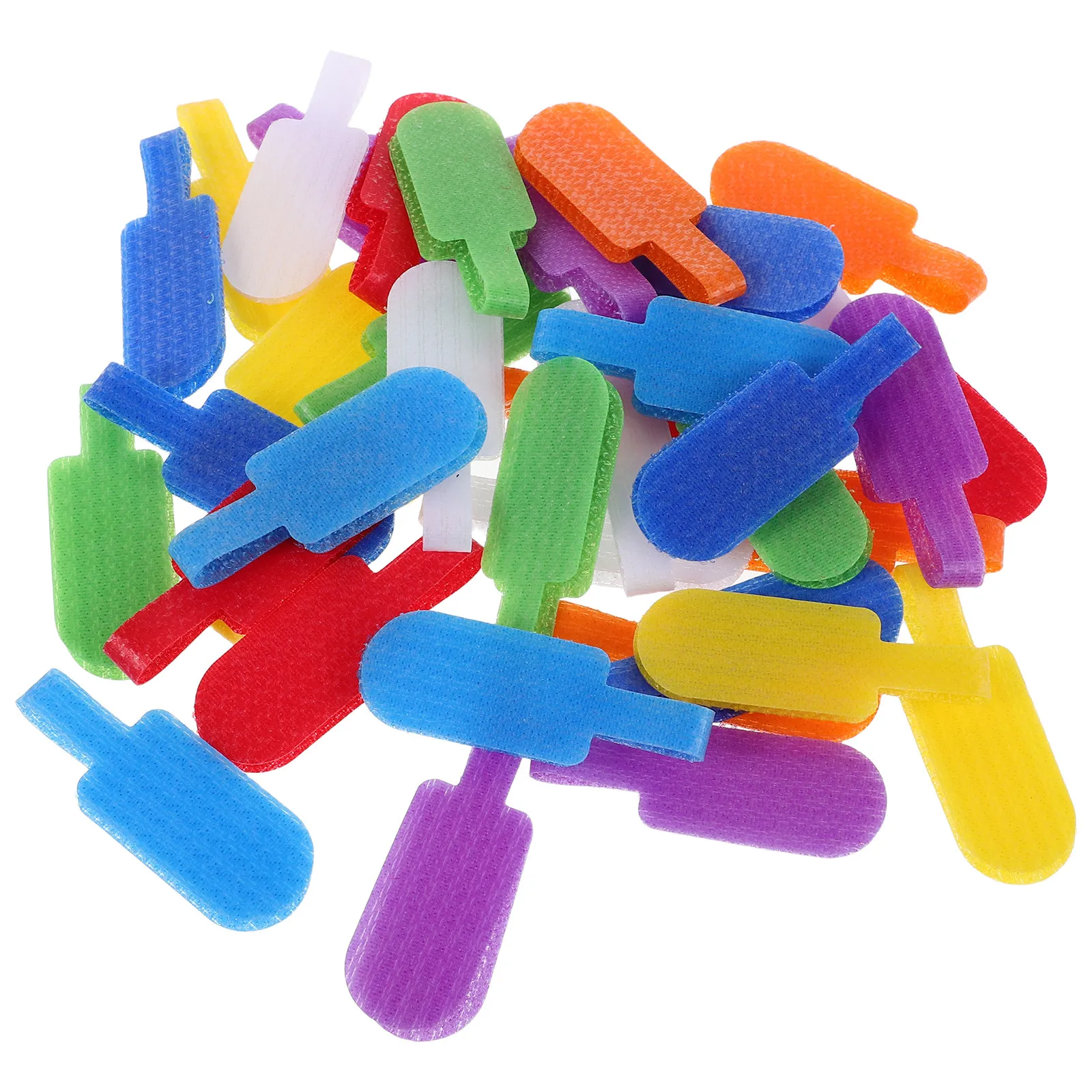 

40 шт. самоклеящихся этикеток для идентификации кабелей, разноцветные, с возможностью записи, для аккуратной организации проводов дома или на рабочем месте