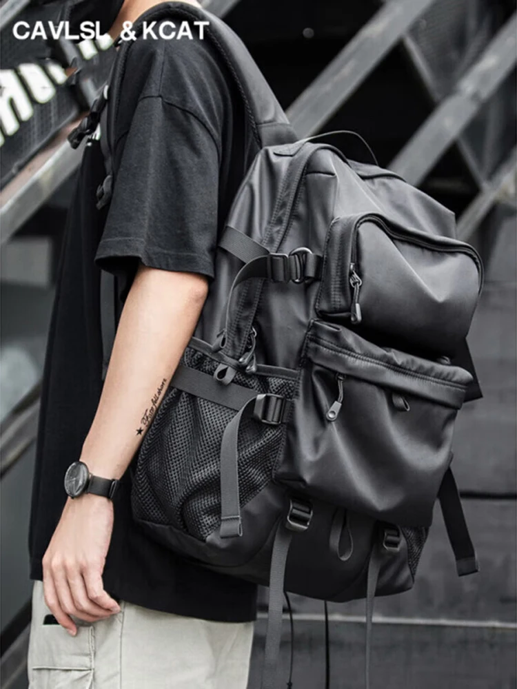 

CavlslK ex Large Capaci Faionable Travel Bapa Cuter Bag College Student Bookbag Dual oulder Bag Zinc Alloy