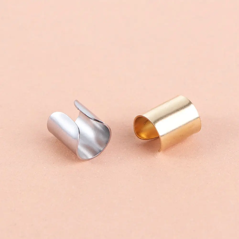 1Pcs Fashion Punk Ear Clip Stainless Steel Circular Earrings Men Women Ear Ornament Punk Stud Earrings Jewelry