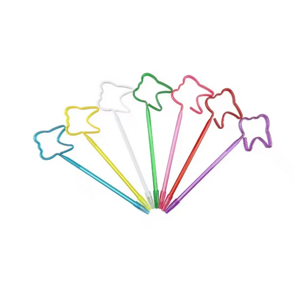 

10 шт./лот, стоматологическая креативная шариковая ручка в форме зуба, милая шариковая ручка-ролик 0,5 мм, сменные ручки, стоматологические подарки, сувениры, новинка