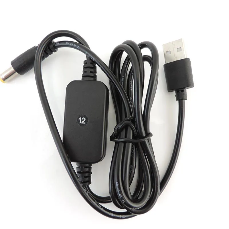 Usb Type A Male 5V Naar Dc 9V 12V Step Up Boost Lijn Draad Kabel Module Power converter Connector Powerbank Opladen Kabel Module