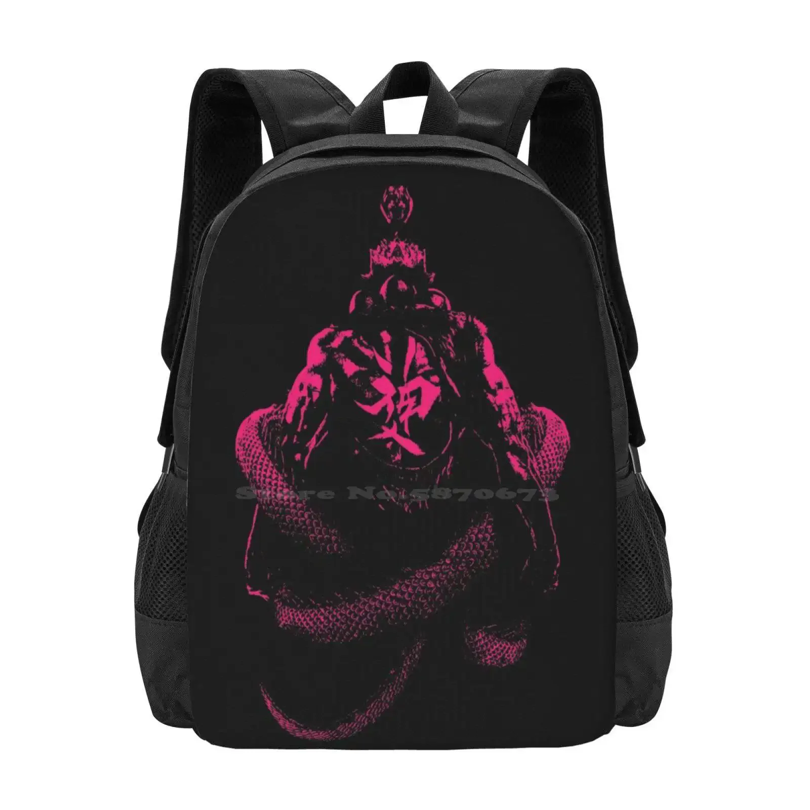 

Shin Akuma Hot Sale Schoolbag Backpack Fashion Bags Hadouken Sagat Mr Bison Vega Chun Li Guile Charlie Blanka Dhalsim Dee Jay