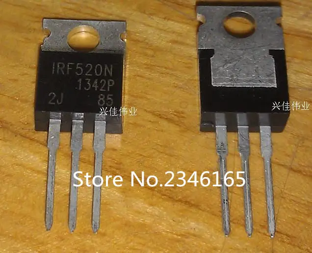 10PCS IRF520 TO-220 IRF520N TO220 IRF520NPBF new