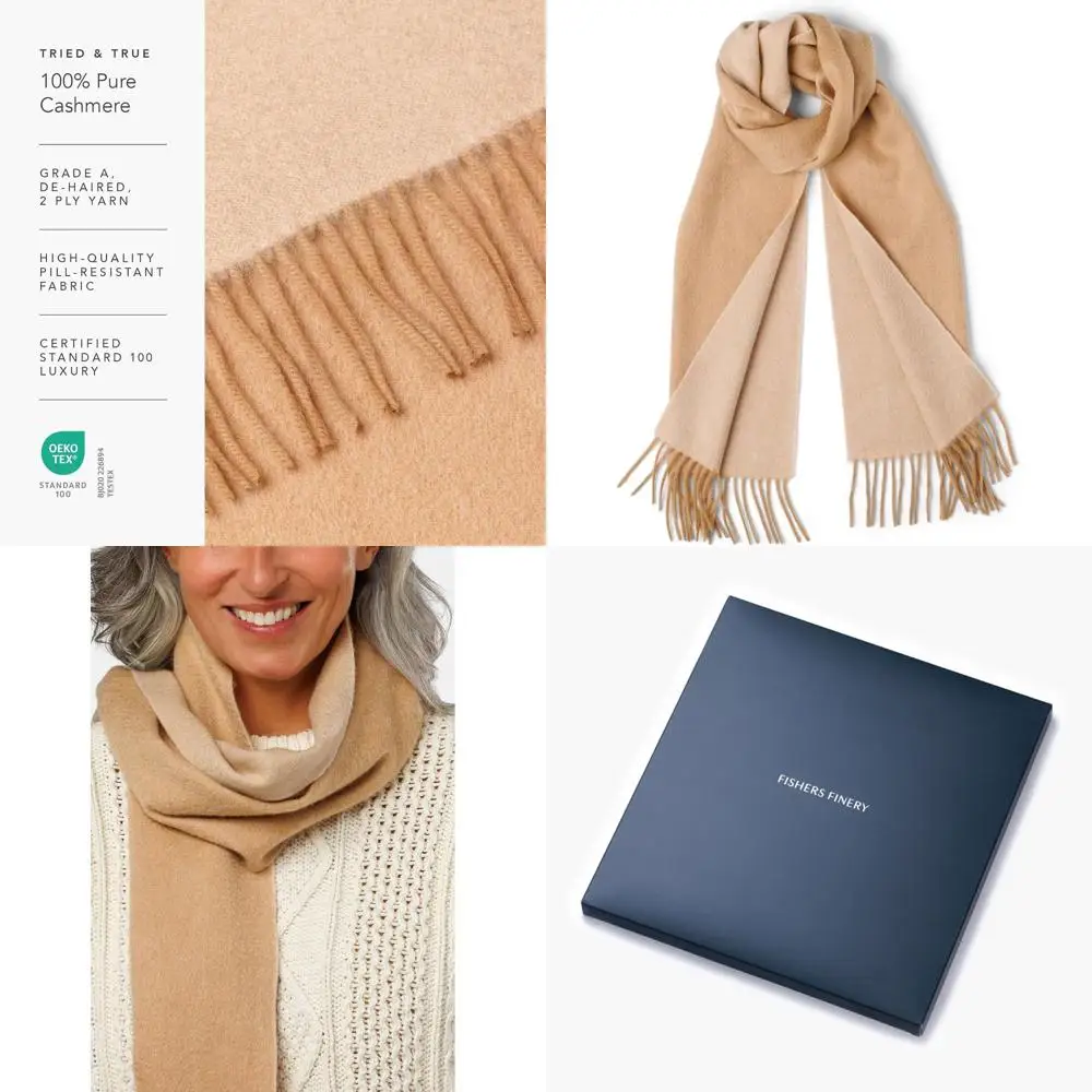 

Pure Cashmere Winter Wrap for Women by Fishers Finery