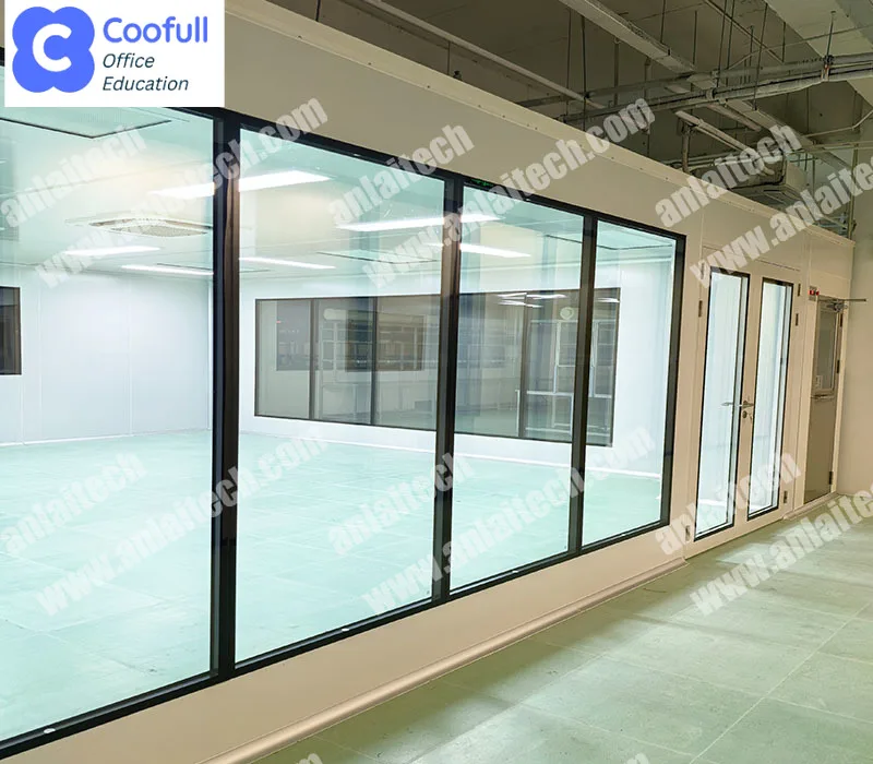 COOFULL Laboratory Modular Hard Wall ISO 7 Cleanroom Assembly Portable Clean Room Booth