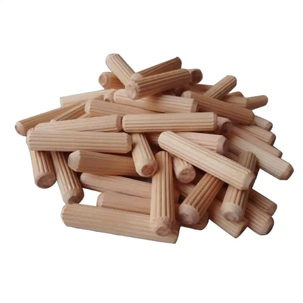 

100pcs Wooden Dowel Wood Craft Supplies Dowel Sticks for for DIY Projects