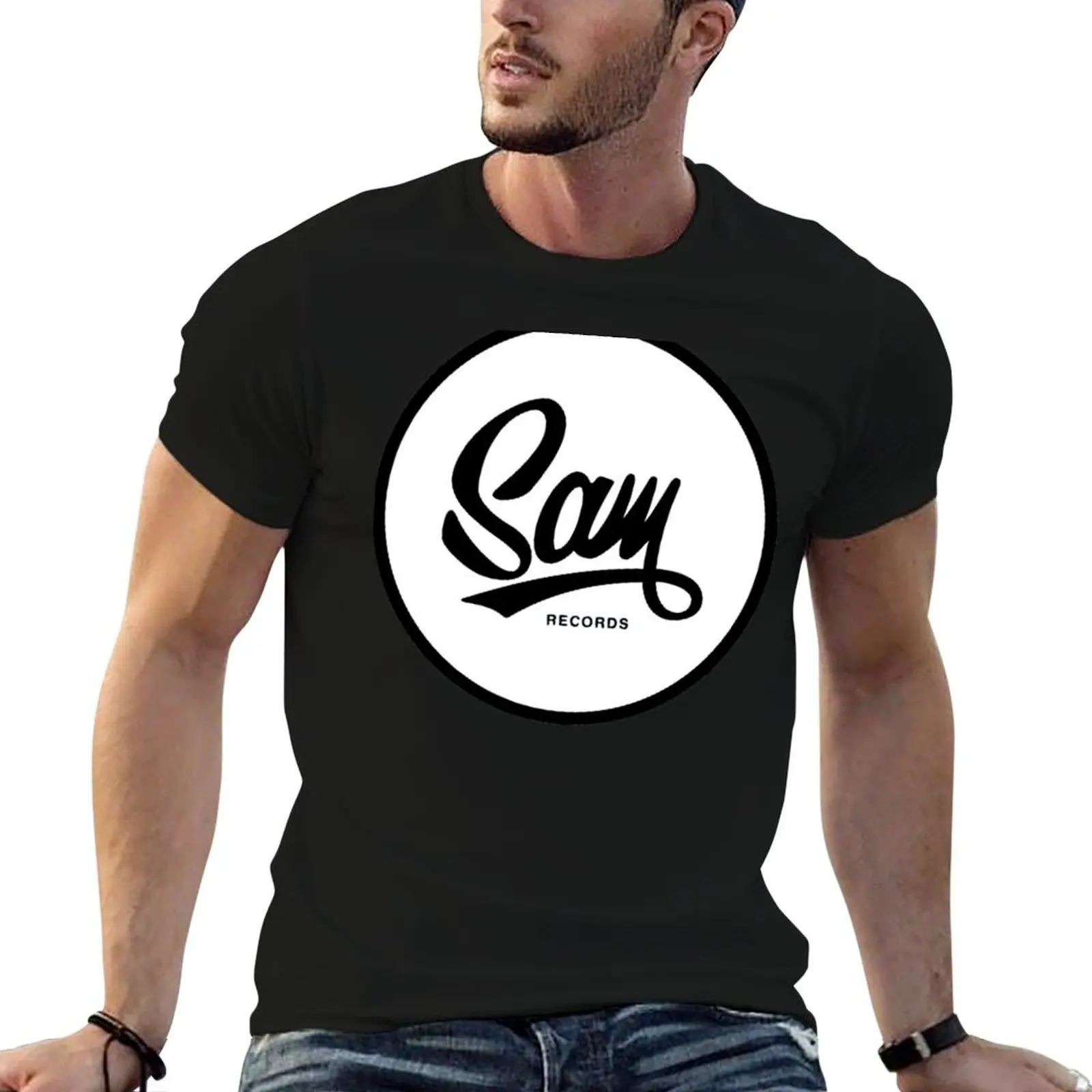 

for Records T-Shirt cotton t 100 cotton t for funny man Sam shirts man shirt percent