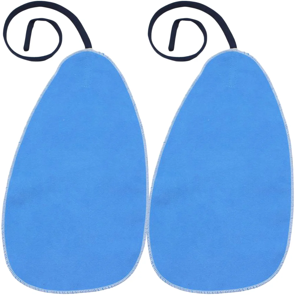 

2 Pcs Saxophone Cleaning Cloth Instruments Flute Supply Wind for Inside Faux Suede Clarinet Cleaner Wiping