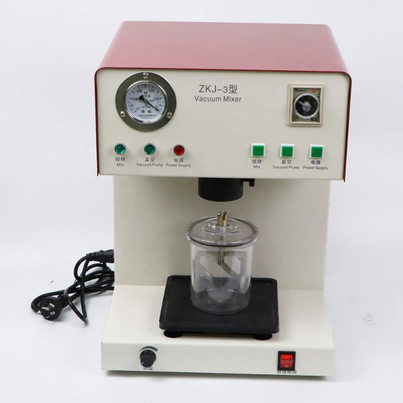 China supply dental vacuum mixer dental lab plaster mixing machine