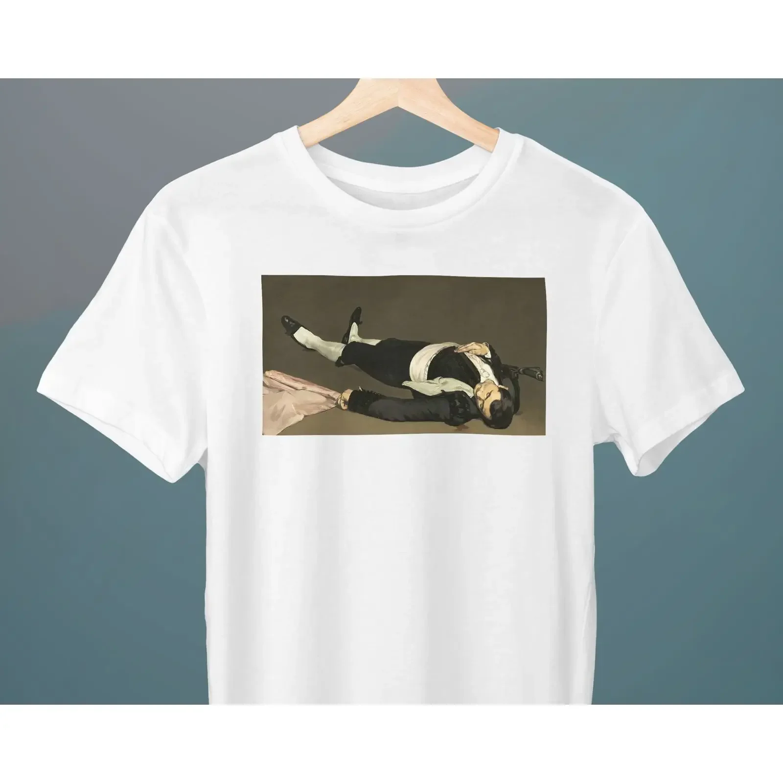 The Dead Toreador Edouard Manet T Shirt Art Fine for Her Him Lover vintage Washed fashion Stretched Casual streetwear