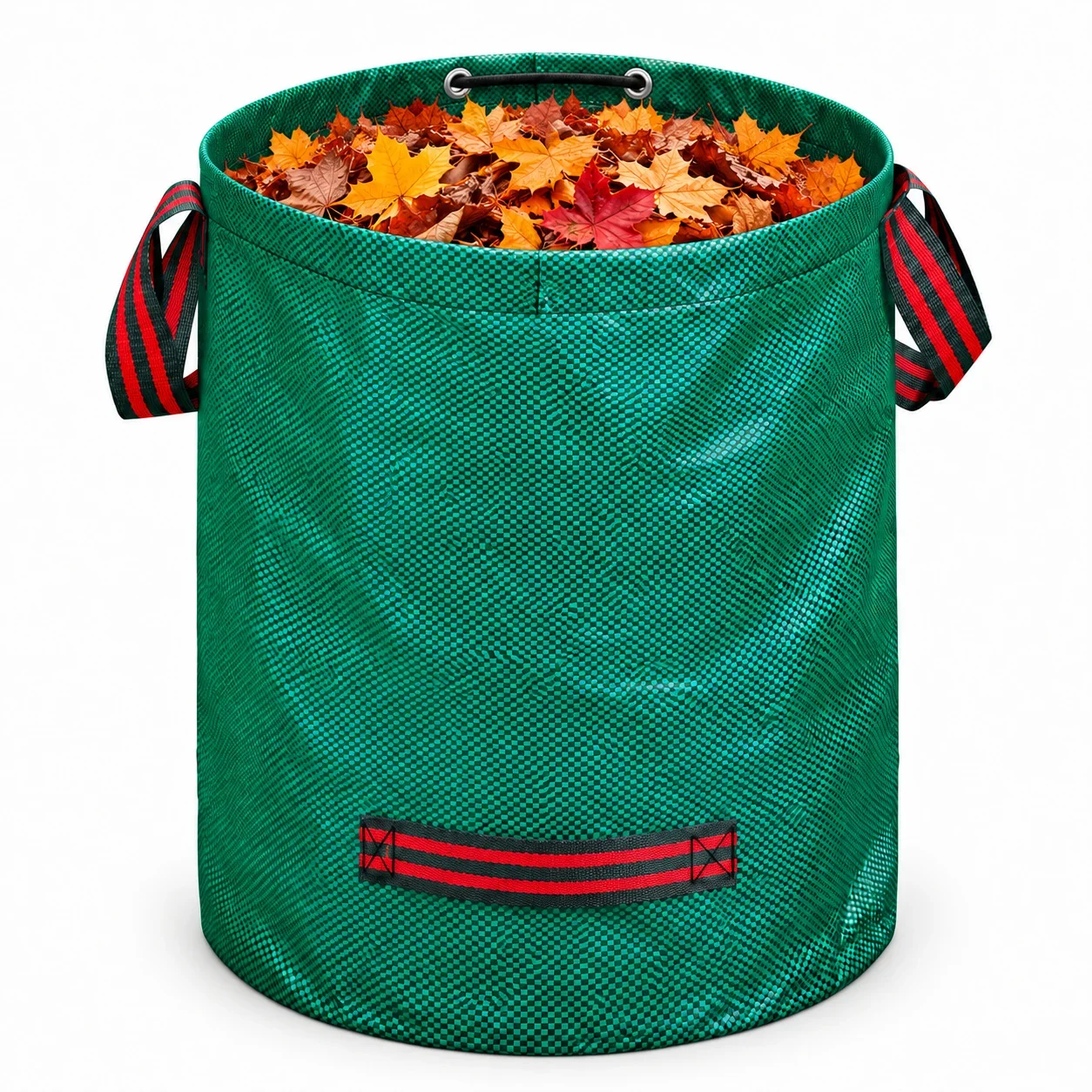 Garden Leaf Bag Heavy Duty Reusable PP Yard Waste Bag with Handles, Foldable for Leaves Grass Weeds Lawn Garden Cleanup 50-500L