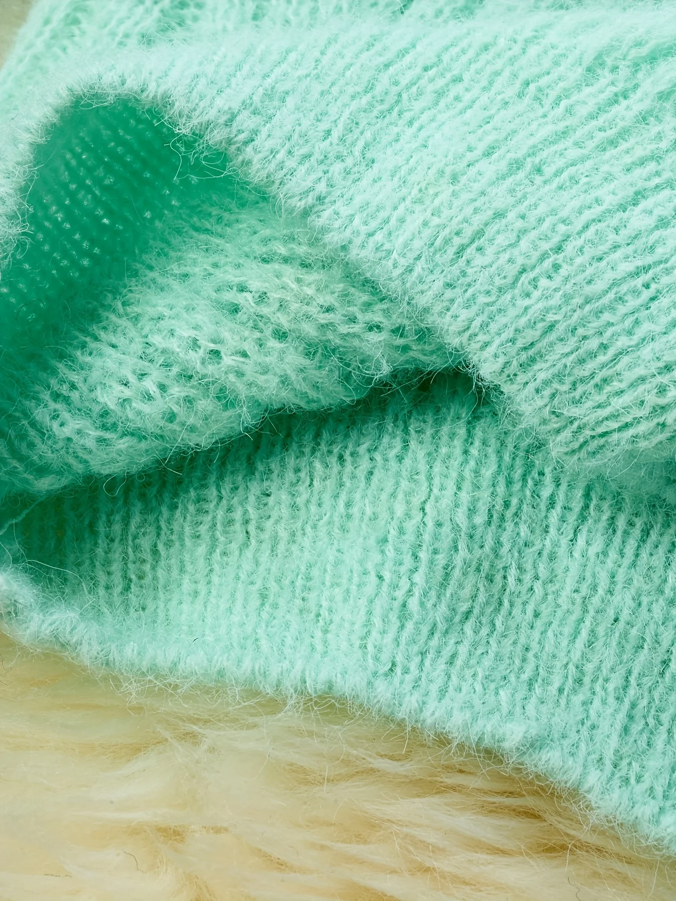 เสื้อไหมพรมถักลายโดนัทเนื้อนุ่ม ยืดหยุ่น สไตล์ลำลอง เรียบง่าย สำหรับผู้หญิง ใส่ได้ทั้งฤดูใบไม้ร่วงและฤดูหนาว