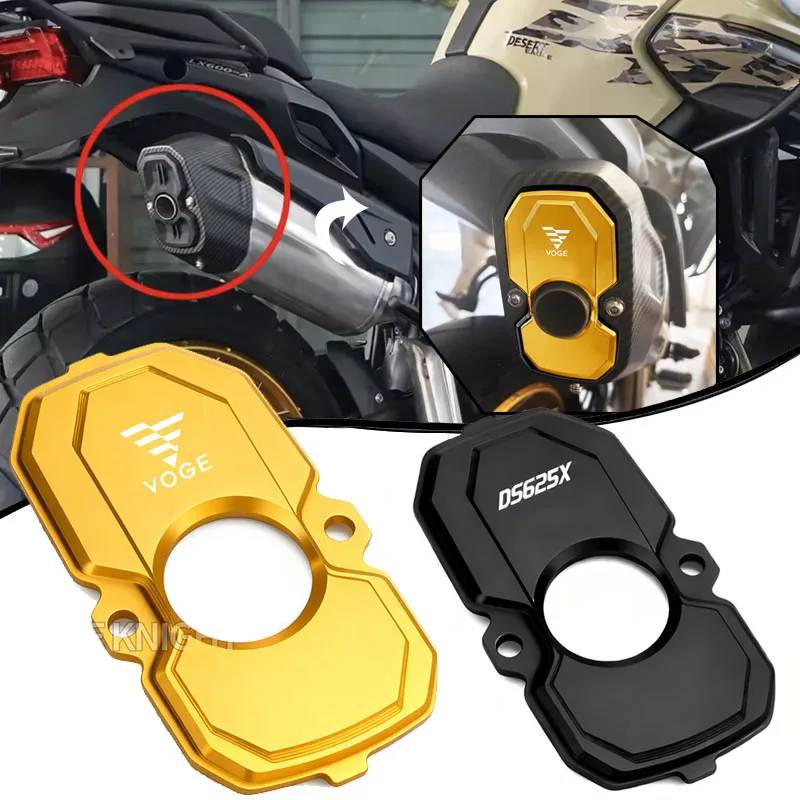 

Для VOGE DS625X DSX525X 625dsx dsx625 DS 625X 2025 2026 алюминиевая выхлопная труба мотоцикла с ЧПУ, защитная накладка, колпачки для
