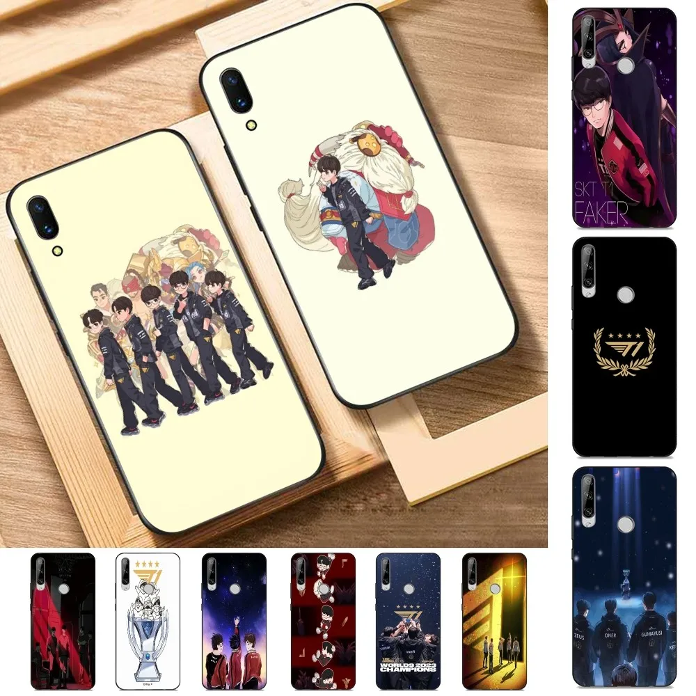 T1 Team L-Lols Lck Faker Phone Case For Huawei Y9 6 7 5 Prime Enjoy 7s 7 8 Plus 7a 9e 9plus 8E Lite Psmart Shell