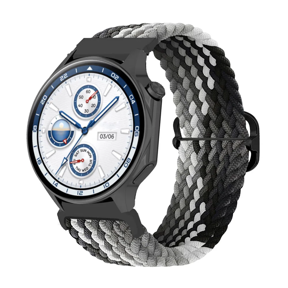 

Elastic Bands for OnePlus Watch 3/2/1/2R Band, Slide Buckle Nylon Woven Strap