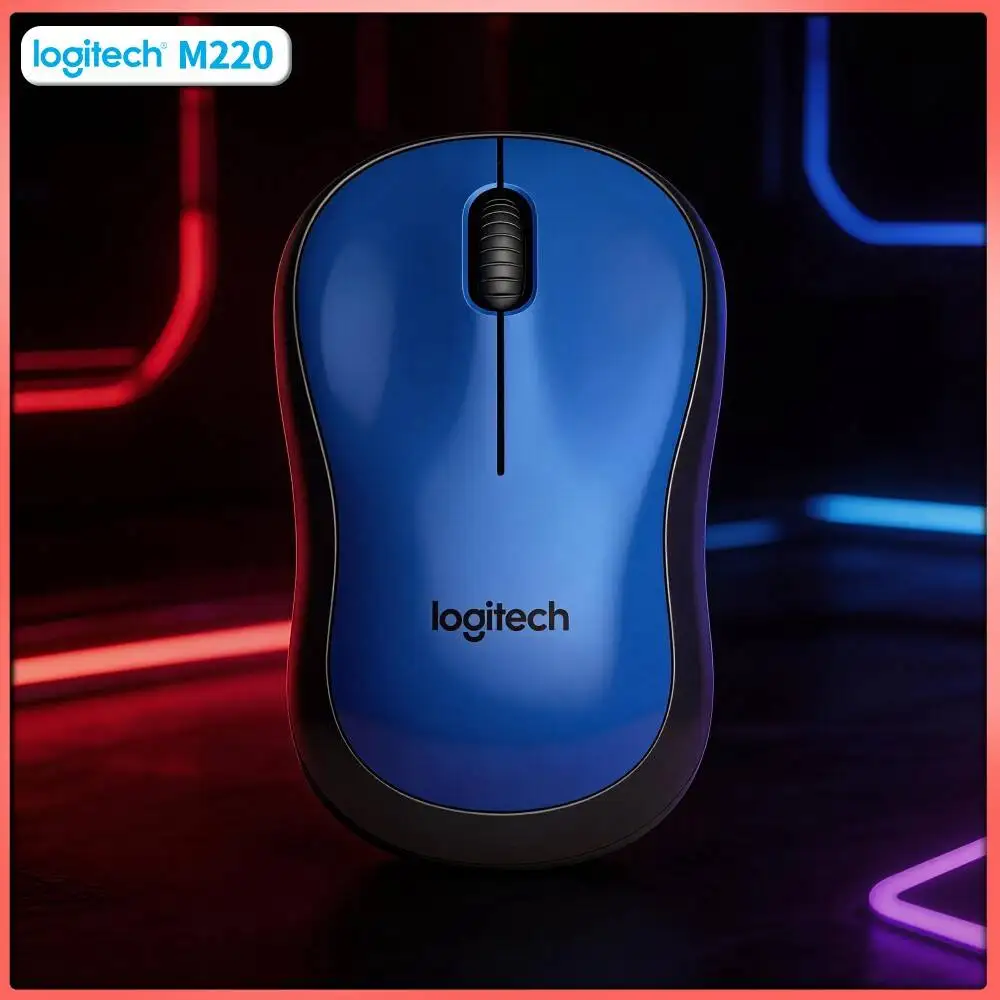 Logitech M220 Quiet Wireless Mouse 1000 DPI 10m Working Range 3 Buttons 18-Month Battery Home Accessory