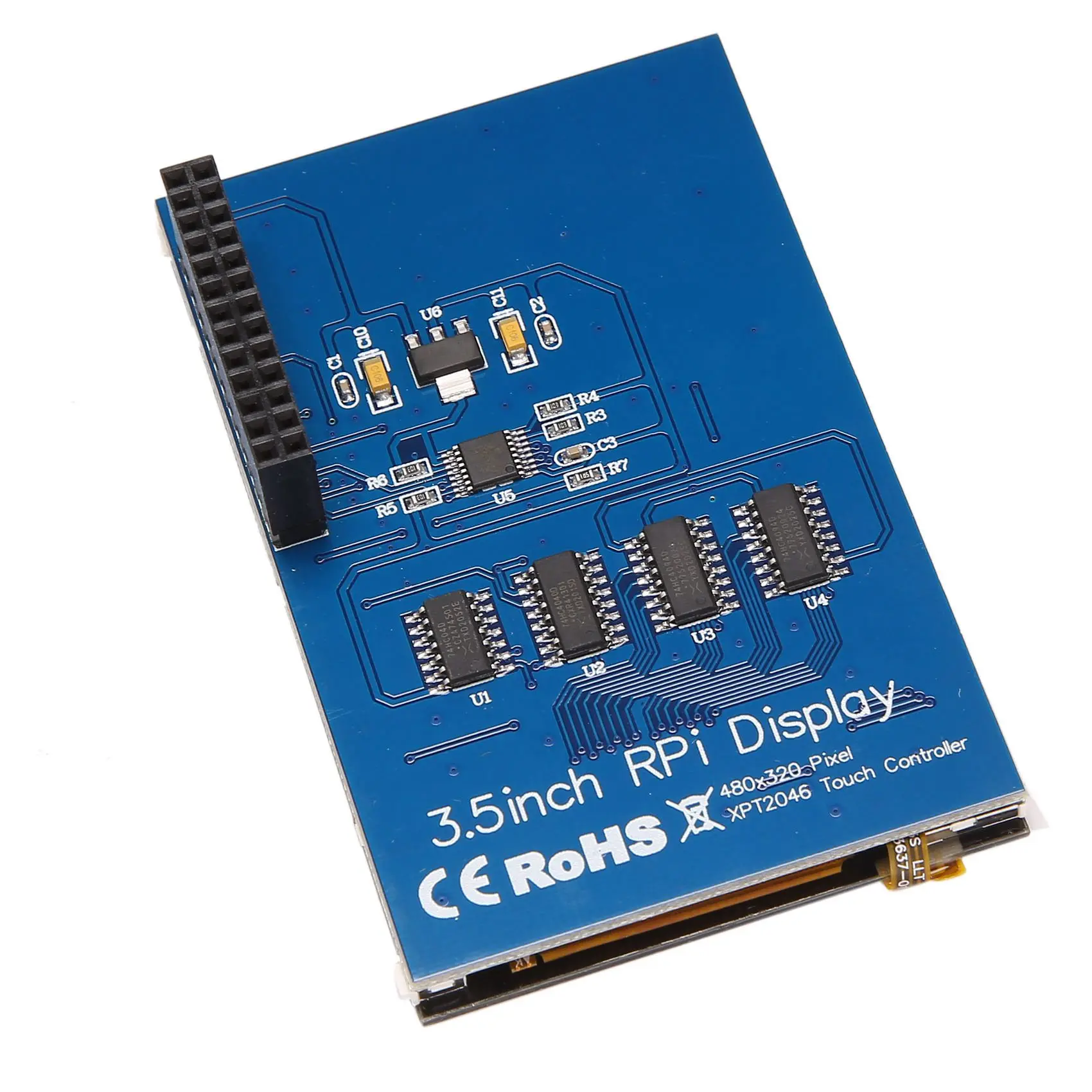 Módulo de placa de pantalla LCD TFT con pantalla táctil de 3,5 pulgadas para Raspberry Pi 2 B y RPI B/3