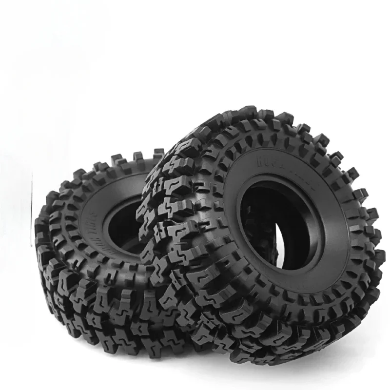 

4PCS 120MM 1.9" Rubber Rock Tyres Wheel Tires for 1:10 RC Crawler Car Axial SCX10 90046 AXI03007 TRX4 Redcat Gen8