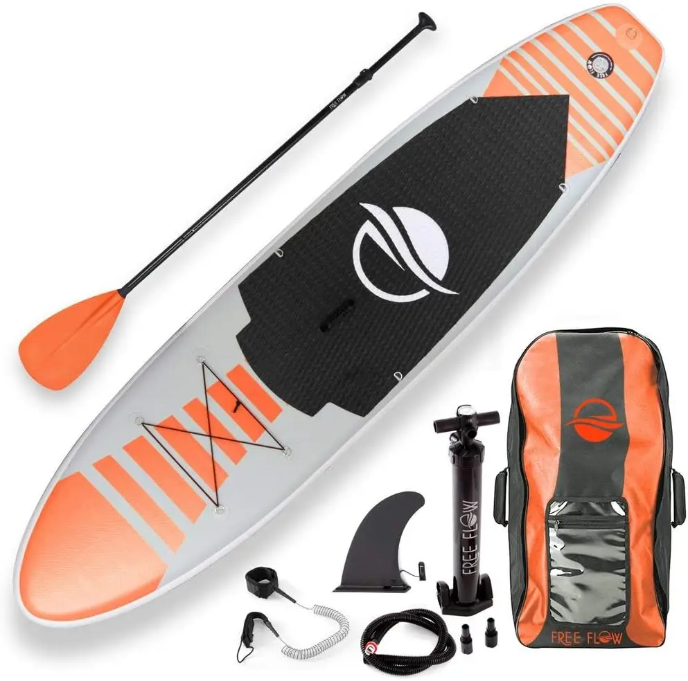 

Stand up Paddle Board Inflatable - Non-Slip SUP Paddle Board Paddle, Pump, Leash, and Accessories - Fun Water inflata