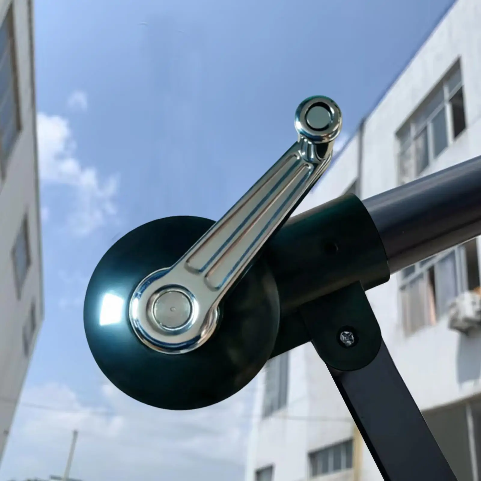 Patio Umbrella Crank Replacement Weatherproof Rustproof Crank Handle Universal Fit Easy Install for Outdoor Garden Beach Market - view 2