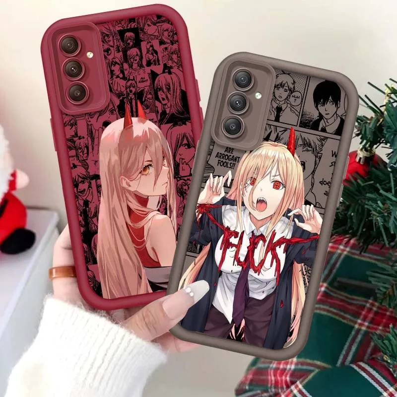 

Anime Chainsaw Man Girl For Samsung A71 A52 A51 A34 A33 A22 A16 A15 A13 A04 A06 Note 20 Ultra 5G Eye Ladder