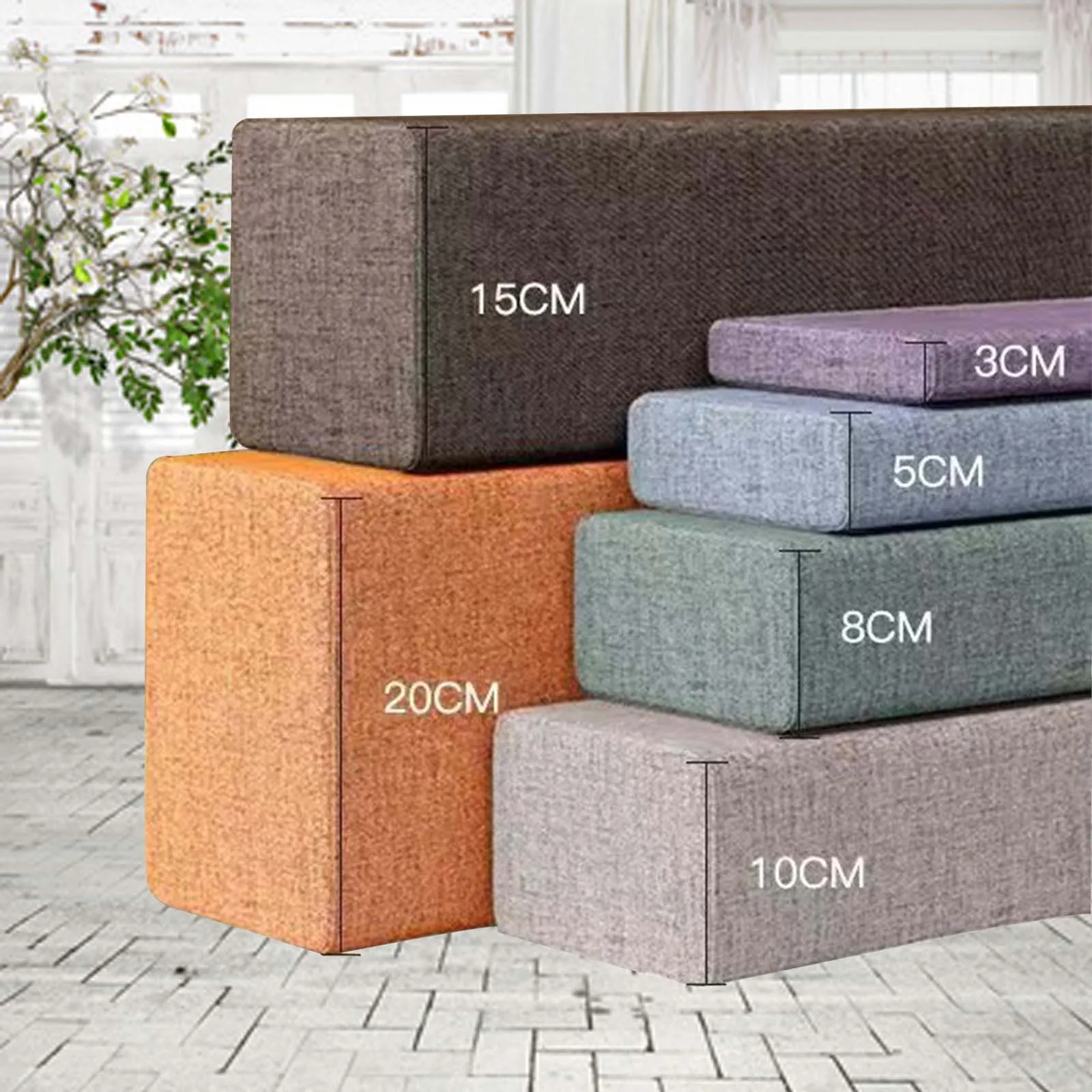 Custom Bed Extender Sofa Armrest Pad Bed Filler Gap Washable Gap Filling Cushions with Zipper Linen Long Pillow for Home/Window