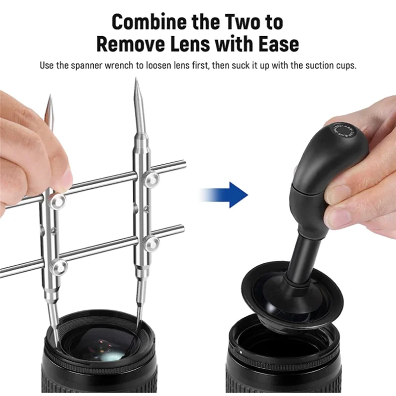 

ABUF-IC Pick-Up Vacuum Suction Pen With 7 Interchangeable Suction Cups And Curved Tips