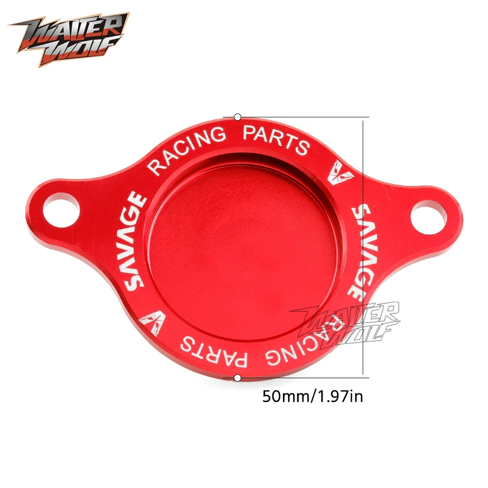 CRF450 Motocross Enduro Engine Oil Filter Cover Plug Cap For Honda CRF450R CRF450X TRX450R TRX450ER CRF TRX 450 R/X 2002-2017