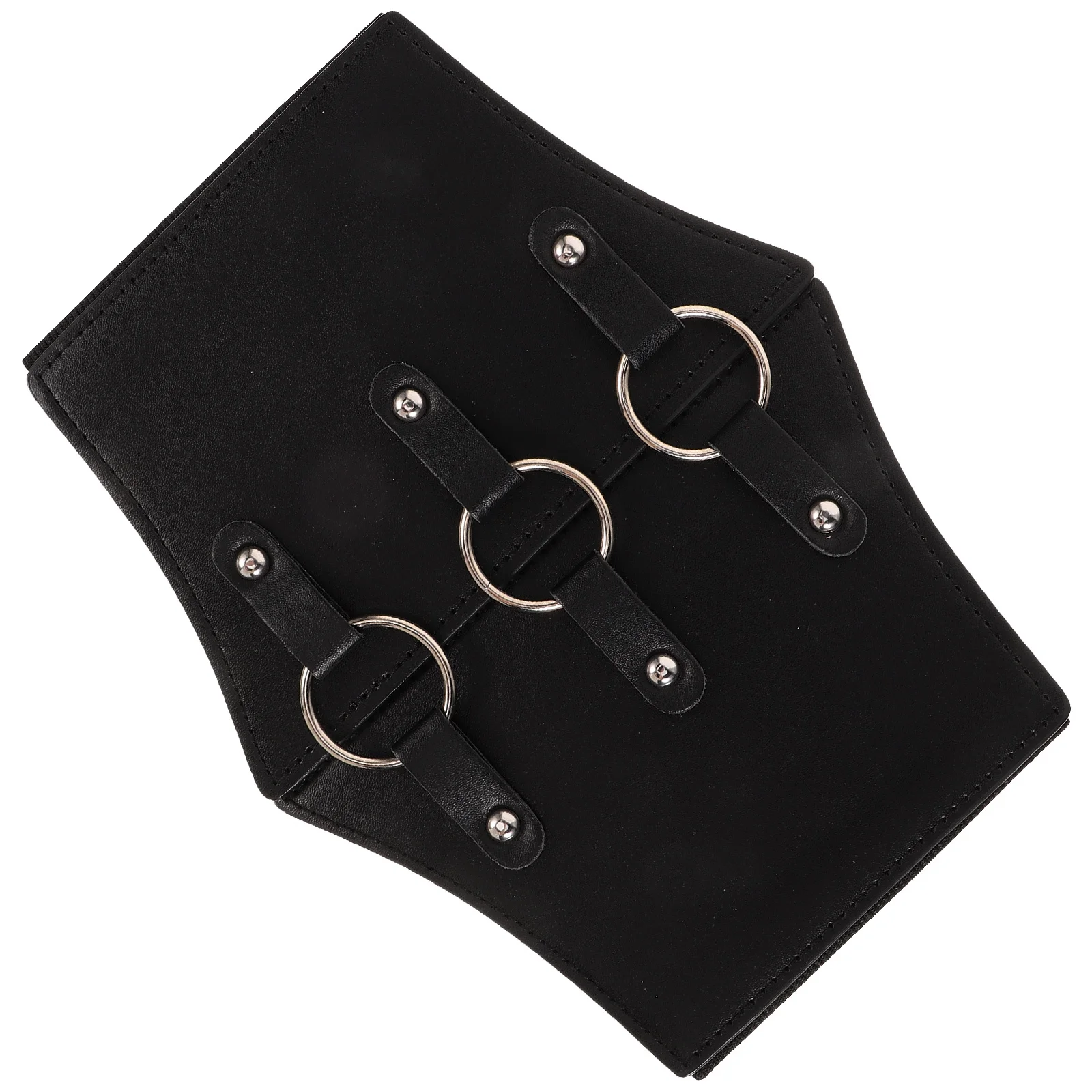 حزام خصر مشد نسائي ريترو واسع عصر النهضة تقليد حزام مشد الخصر المرن لحفلات الهالوين Steampunk