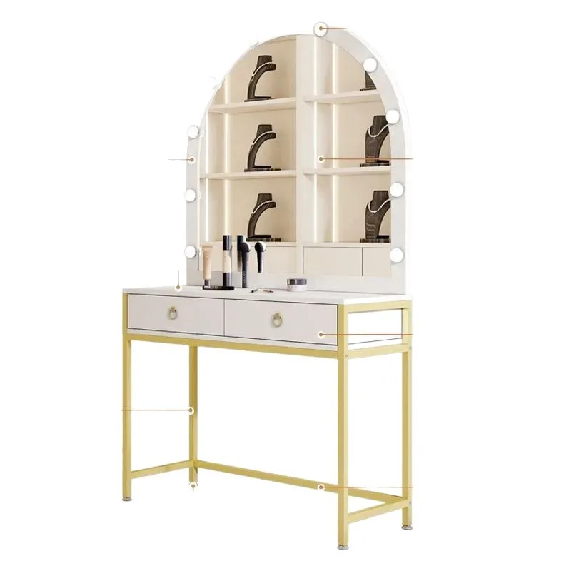 New bedroom professional dressing table small apartment modern simple dressing table barber shop beauty salon makeup table