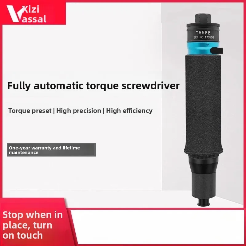 Chenzi Fully Automatic Pneumatic Screwdriver with Preset Torque, Push-Down Type with Automatic Air Stop, Can Issue Invoices