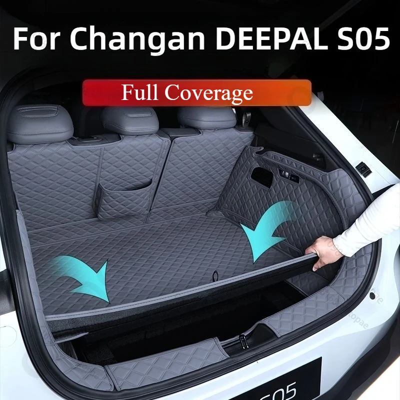 

Коврик в багажник автомобиля, защитный кожаный коврик-вкладыш для пола, аксессуары для Changan DEEPAL S05 2025 2026
