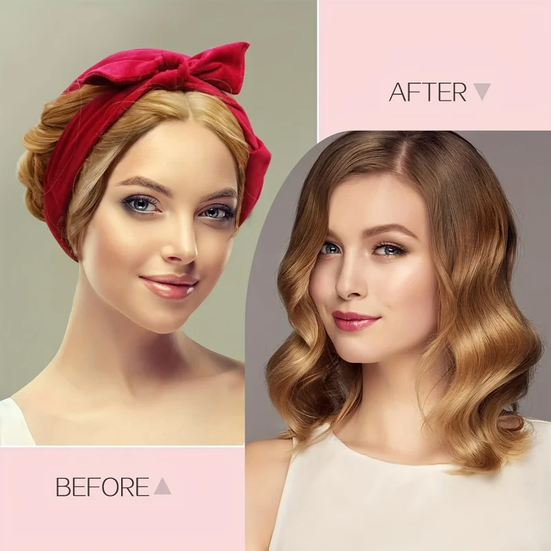 No Heat Hair Curler Headband Heat-Curly Hair Suitable Overnight Sleep Lazy Hairstyle Tools