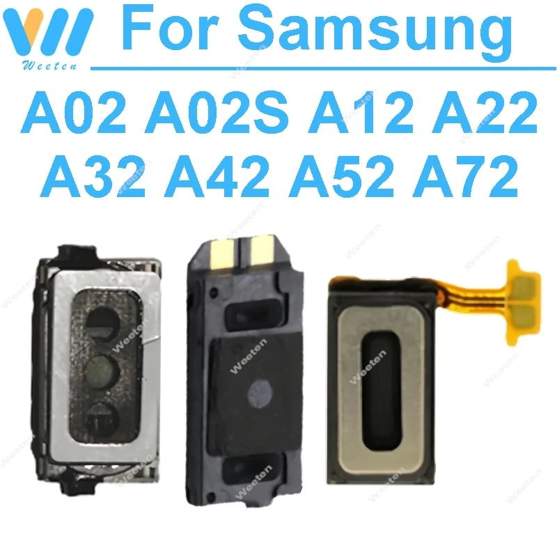For Samsung Galaxy A02 A12 A22 A32 A42 A52 A72 A02S A52S 4G 5G Ear Speaker Top Earpiece Receiver Flex Cable Refurbished Parts