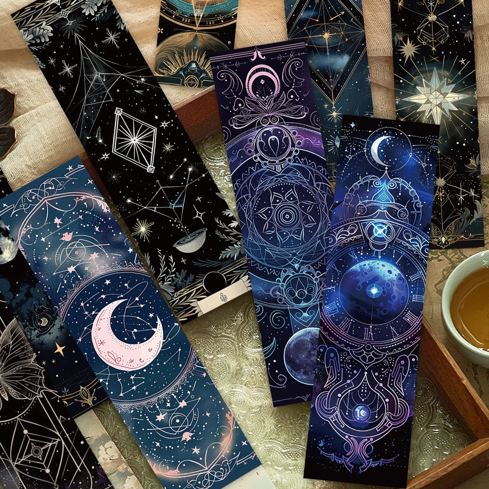 Marque-pages Tarot sorcière lune, 30 pièces, décorations de cartes esthétiques, Pages de lecture, marque-livres, papeterie pour étudiants, cadeaux créatifs