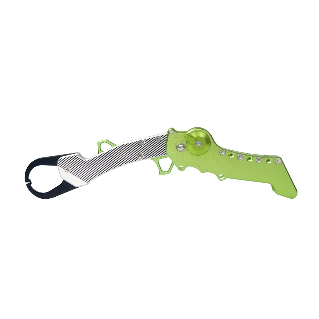 Foldable Aluminum Fish Gripper Carp Fishing Tackle Accessories Portable Fish Holder With Protective Sheath And Lanyard