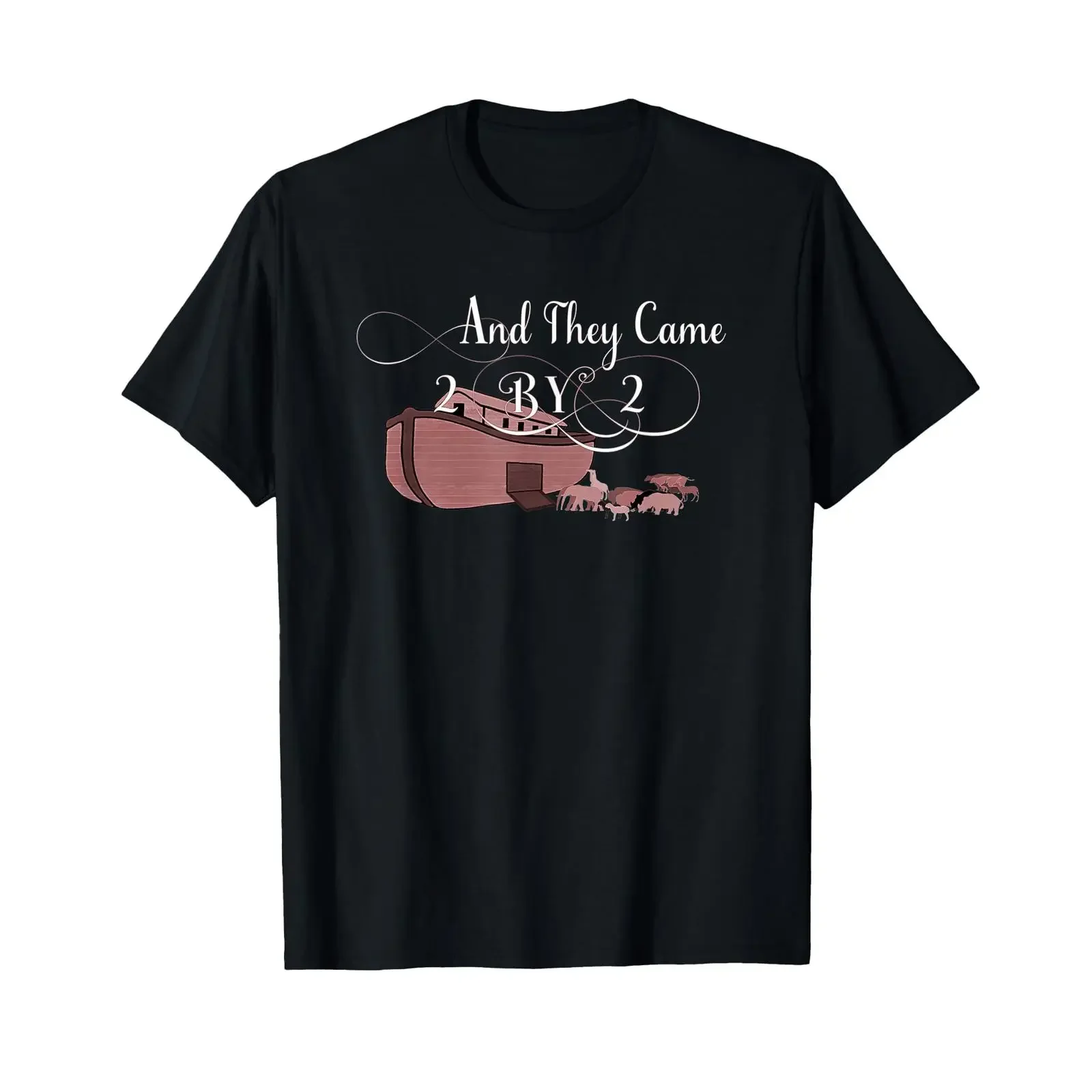 and They Came Two by Genesis Noahs Ark T Shirt vintage Washed graphic Stylish streetwear Comfortable Breathable