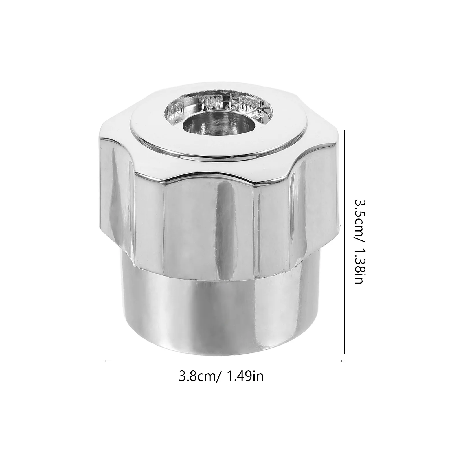 6pcs Aluminum Faucet Handle Replacement Hot Cold Bathroom Shower Knobs For Tub Sink Lavatory Shower Knob Replacement Parts