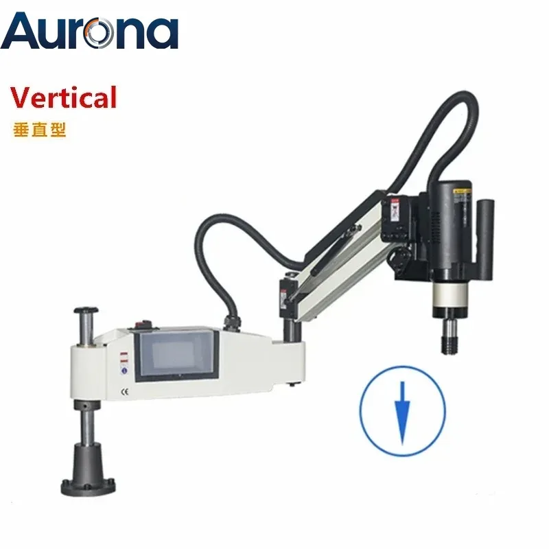 【Industrial】Touch Screen Electric Tapping Threading Machine M2-M20 Universal Vertical Type Easy Arm Power Tapper Tool 600W With