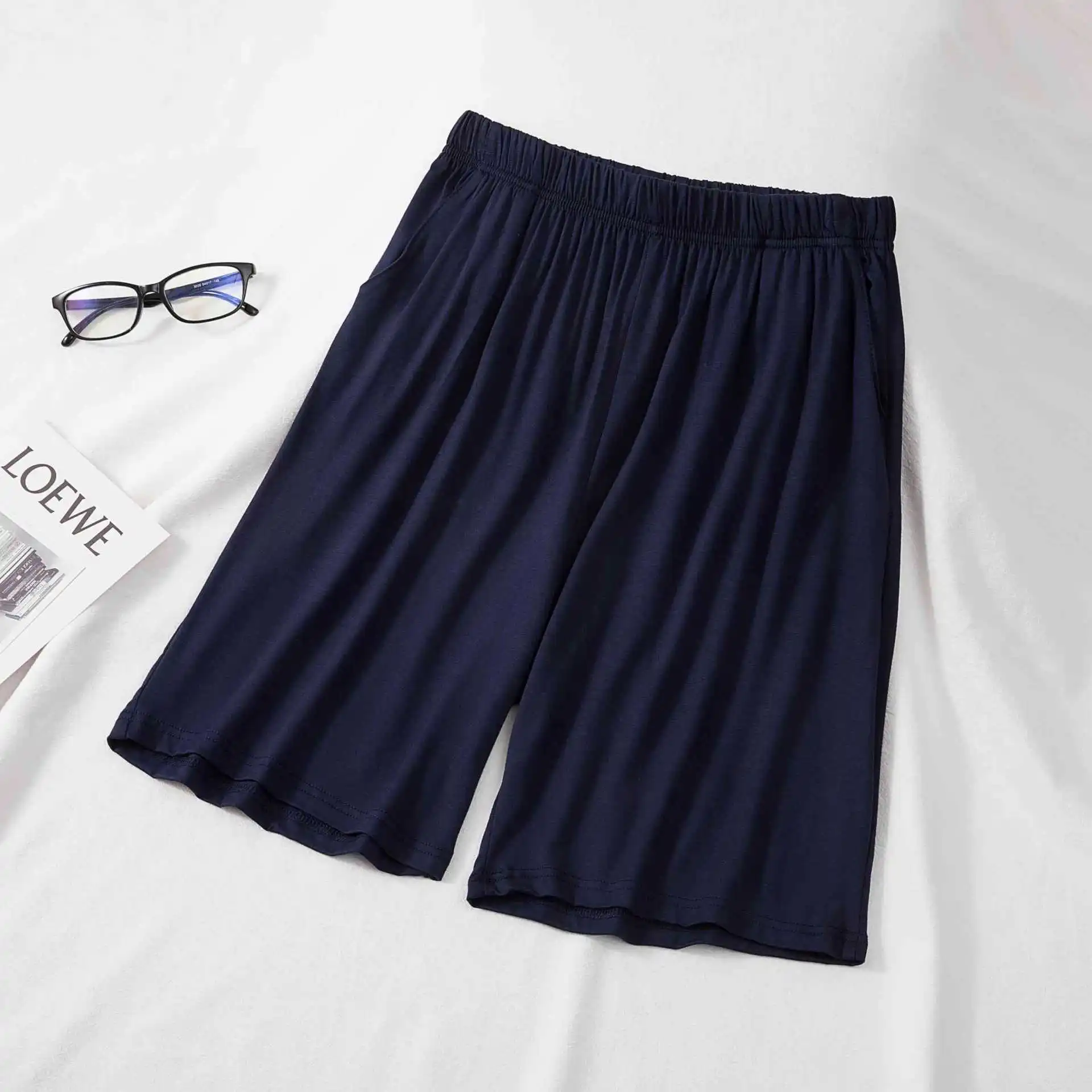 Men's Loose Sleep Shorts Elastic Waist 6XL