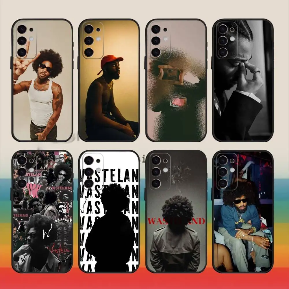 Famosa cantora b-brent f-faiyaz capa de telefone para samsung s25, s24, s23, s22, s21, s20, ultra, plus, fe capa macia preta