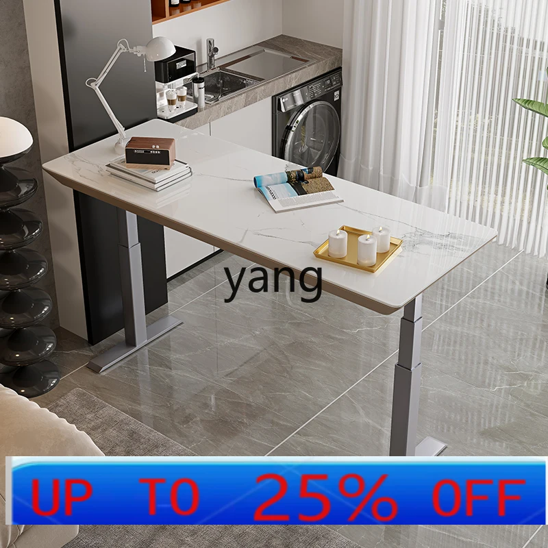 

LMM electric lifting e-sports table automatic smart home standing balcony solid wood bar coffee table