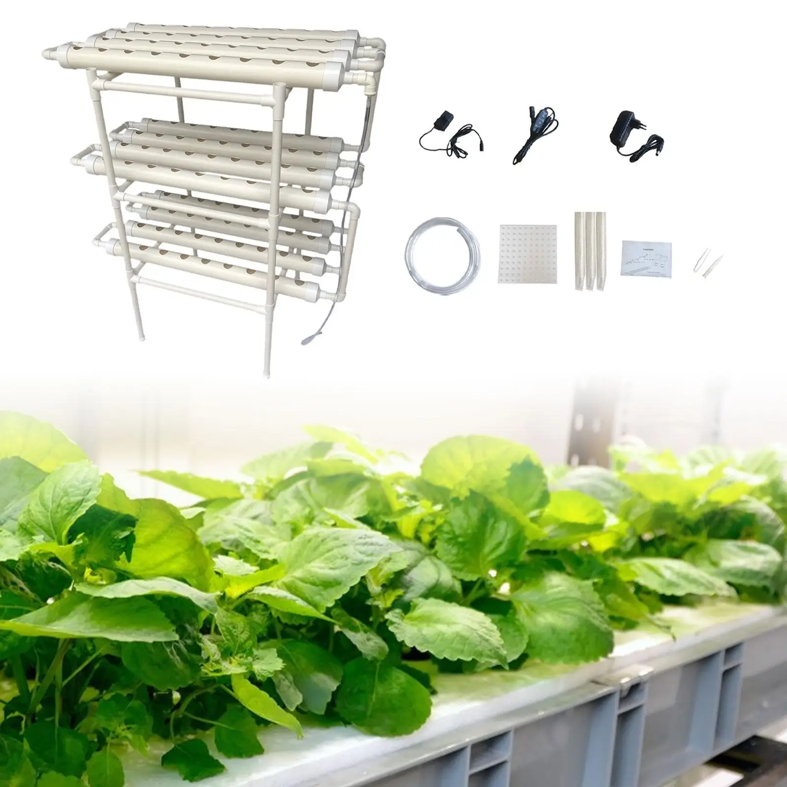 

Hydroponic Grow System Hose Tweezers Lab Teaching Tool Plant Germination Kit for Balcony Inside Leafy Vegetables Canola Garden