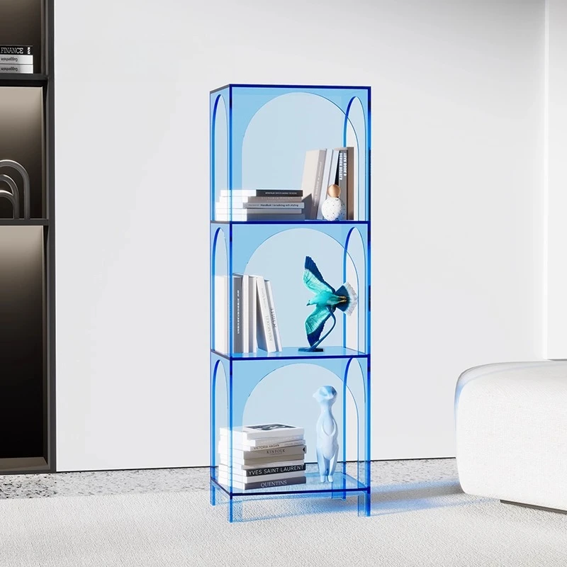 

Minimalist bookshelf shelf living room creative floor-to-ceiling multi-layer wall display shelf simple bookcase