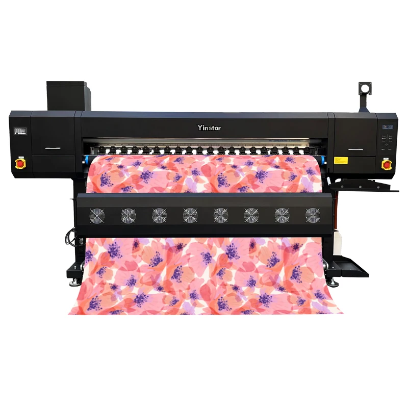 for 1.8m Large Format Textile Dye Sublimation Printer I3200 Inkjet Sublimation Transfer Paper Printer Cloth 4/6 Printheads