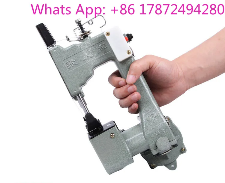 Woven Bag Sealing Sack Closer GK9-2 Portable Electric Sewing Machine 0728 220V 130W 12000RPM Portable Industrial