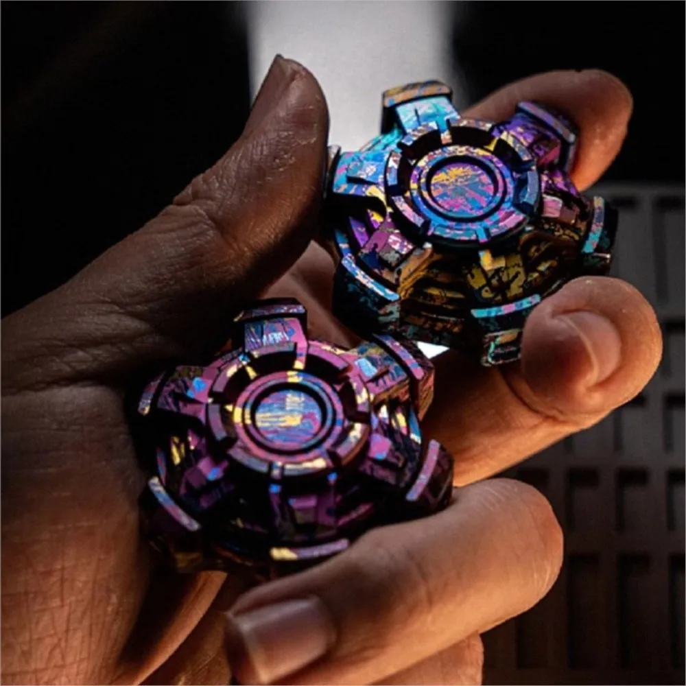 9 mains et KUKE EDC Machinarium 3.0 Fidget Spinner, Gadgets de soulagement de l'anxiété, jouet Fidget en métal pour adultes, nouveauté