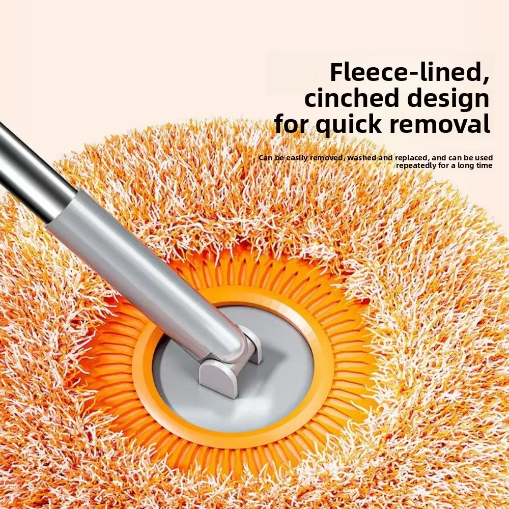 Flexible Rotating Sunflower Mop Wet And Dry Reusable Floor Mop Dust Removal Detachable Ceiling Dust Remover for Wall Ceiling
